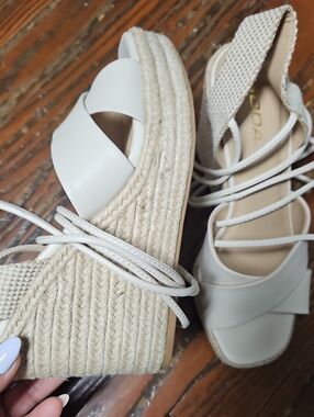 Strappy Wedge Sandals